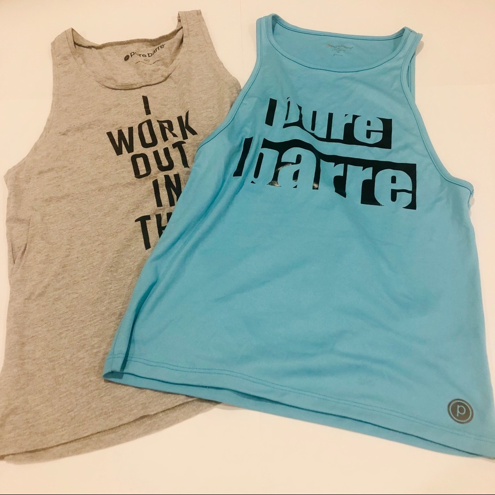 Pure Barre Tanks, Size Medium, Pre-Worn